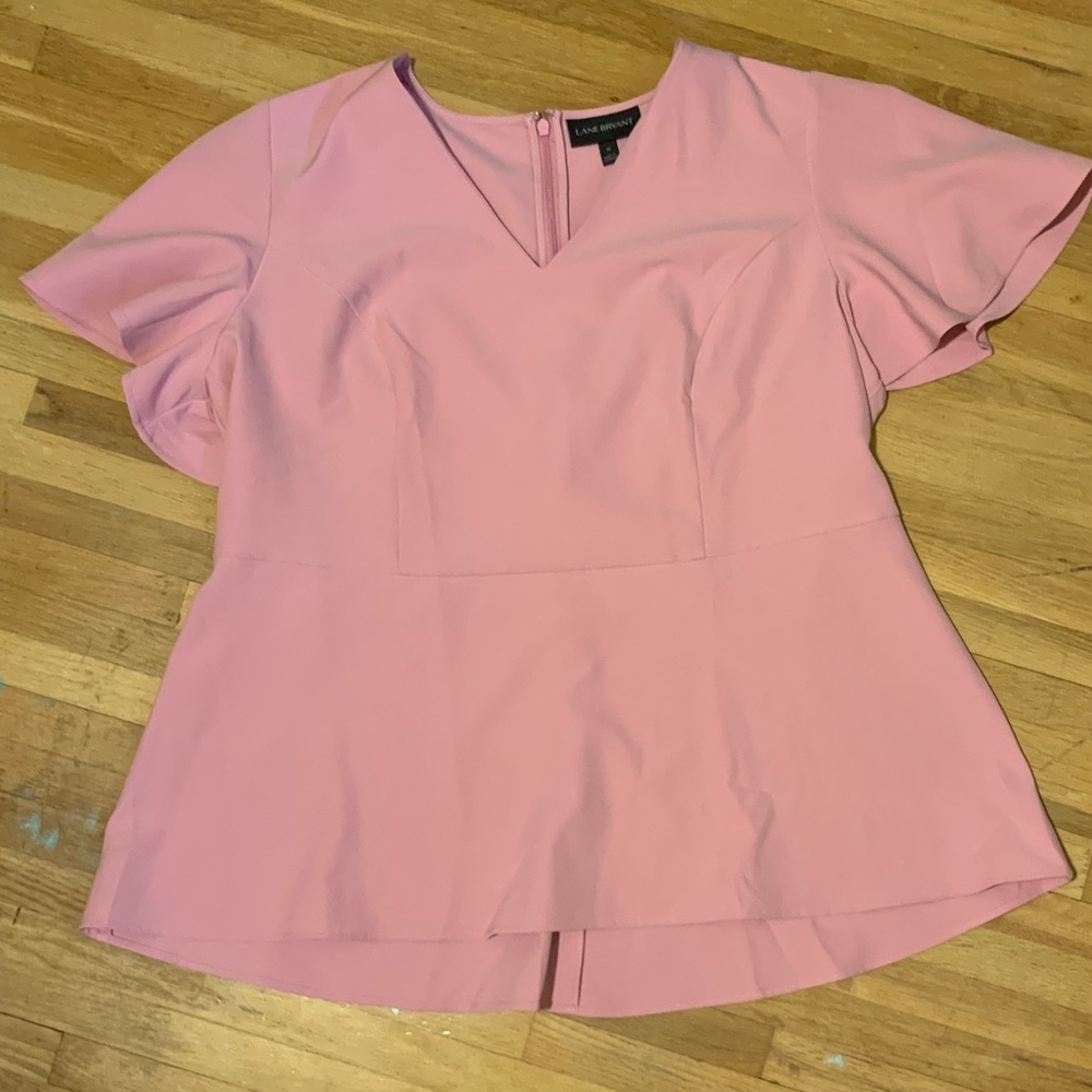 Lane Bryant Peplum Top